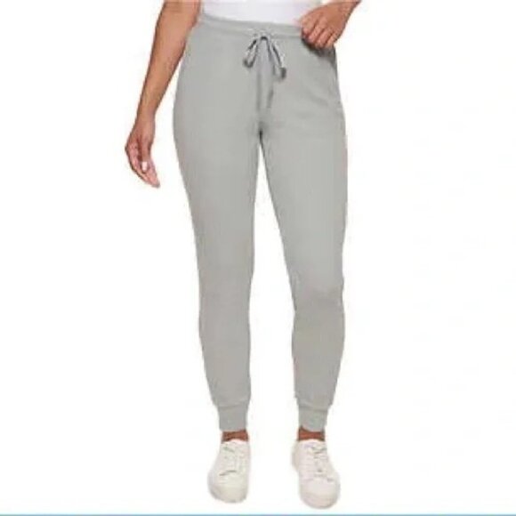 Marc New York Womens Gray Jogger NWT Athleisure Side Pockets Warm Up Pants - Picture 2 of 5
